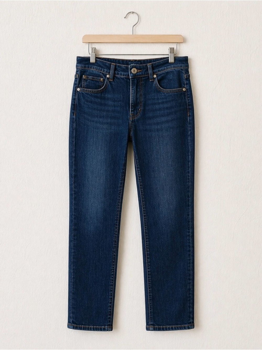 J Jill Straight Leg High Rise Jeans  Size 6 Dark Wash Stretch Denim Classic Fit